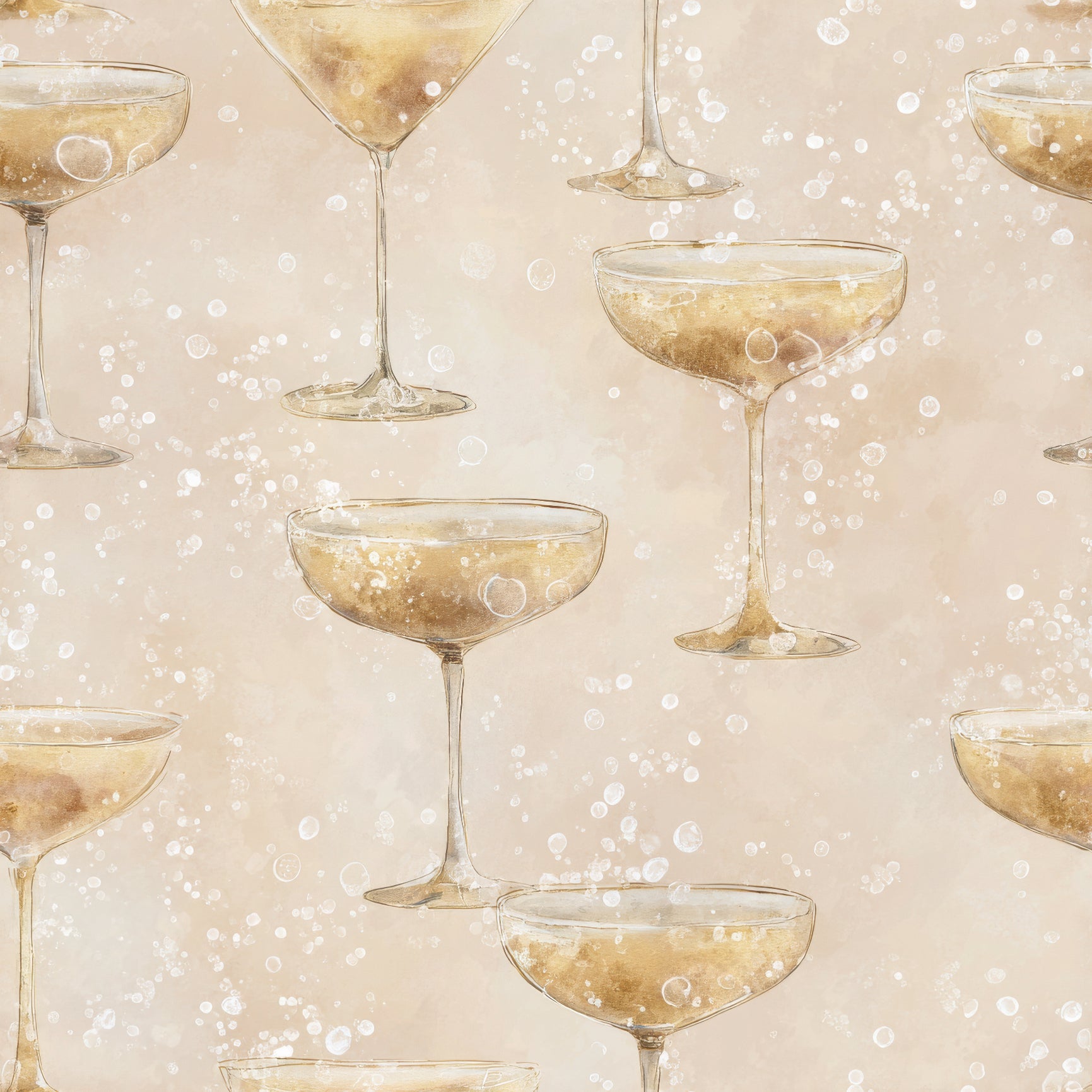 Champagne Halo Wallpaper