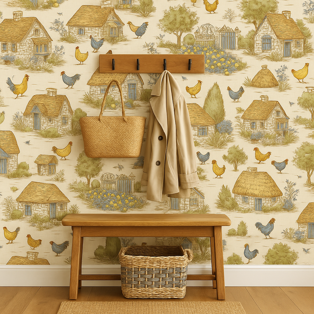 Pastoral Whimsy Wallpaper – Canvas & Ivy
