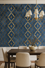 Weathered Trellis Wallpaper