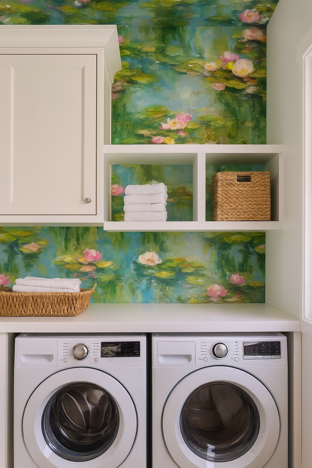 Lily Drift Wallpaper