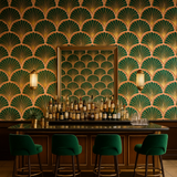 Deco Shells Wallpaper