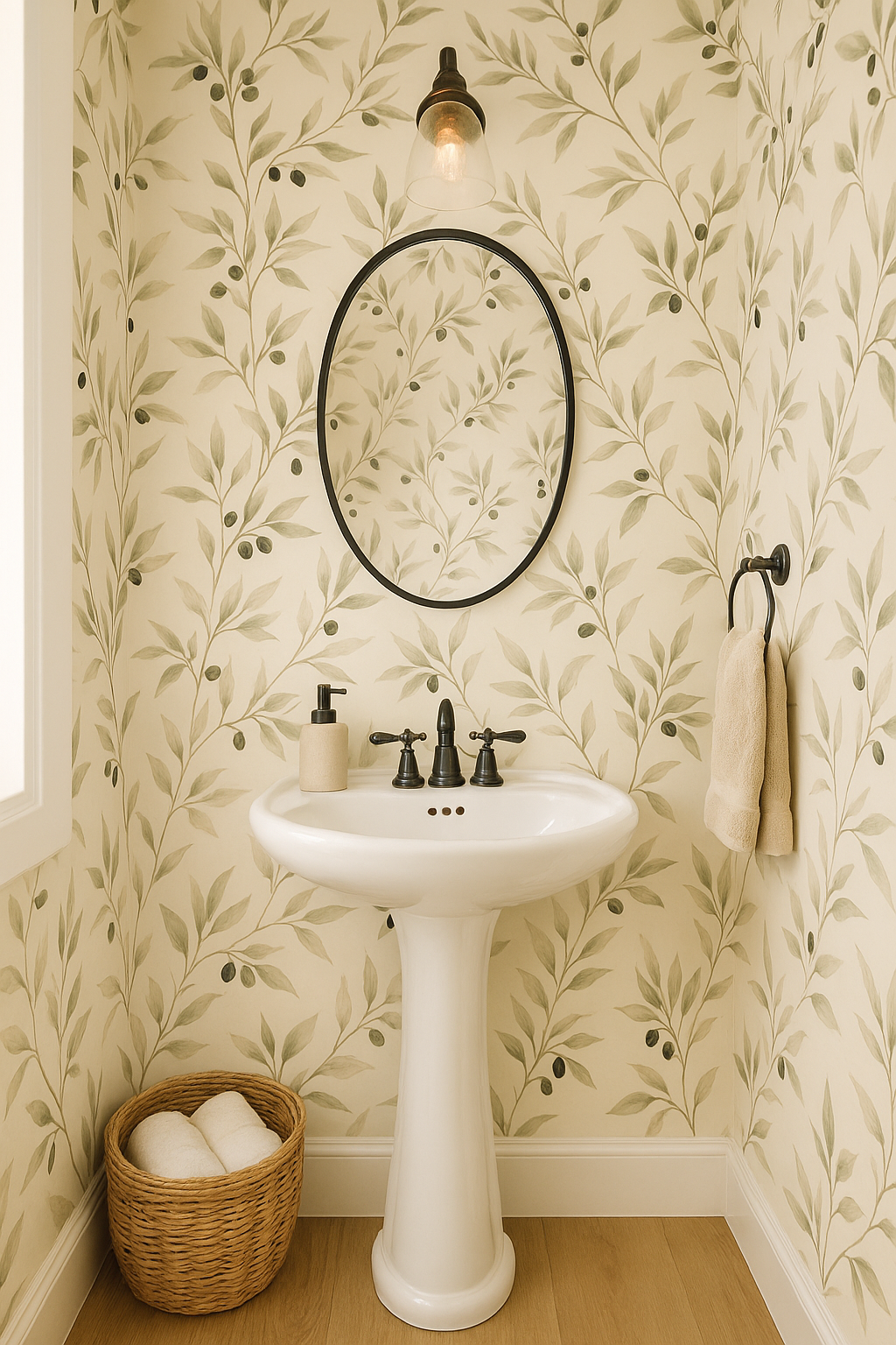 Olive Grove Wallpaper