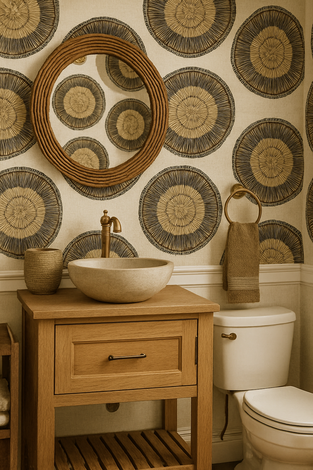 Sweetgrass Weave Wallpaper