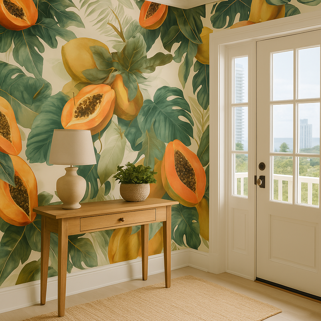 Papaya Mirage Wallpaper