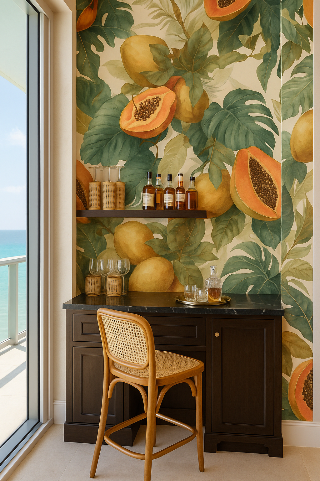 Papaya Mirage Wallpaper