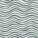 Wavy blue wallpaper with lines by Seabrook Wallcoverings, featuring a sea-inspired pattern.