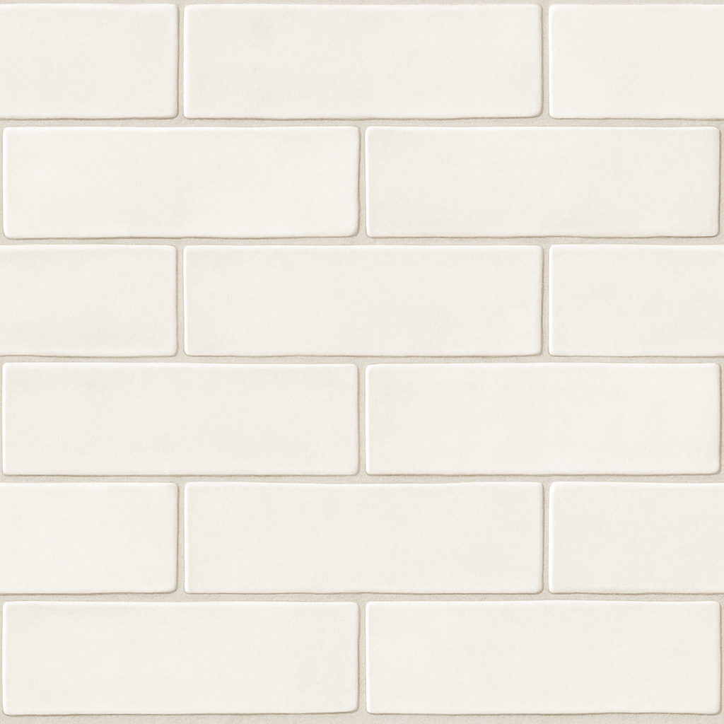 Modern glazed tile wallpaper with a brick pattern.
