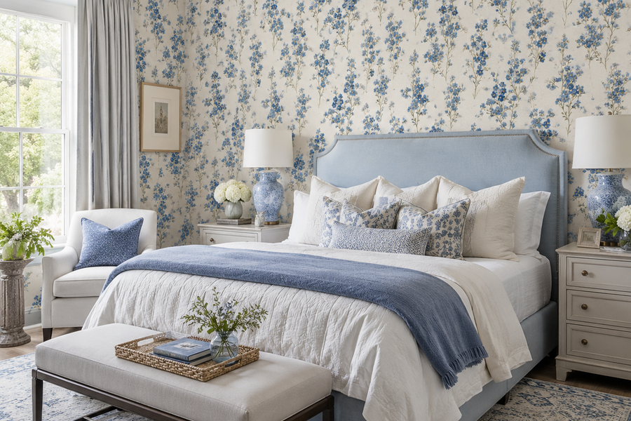 Forget-Me-Not Atelier Wallpaper