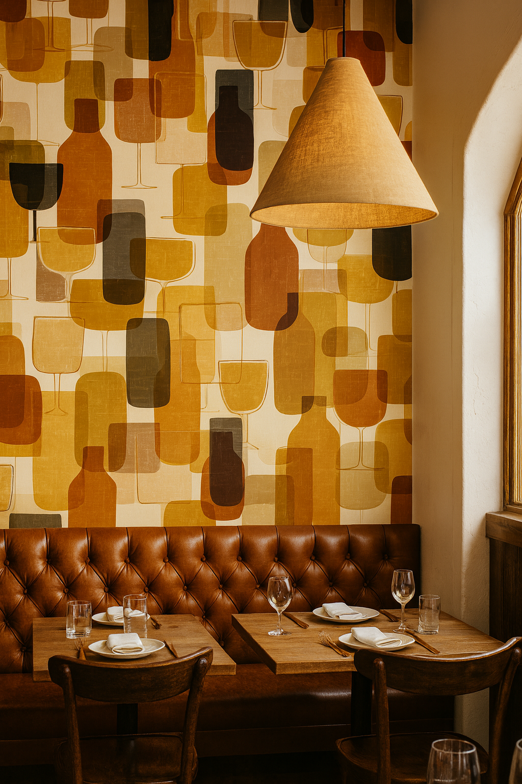 Cabernet Collage Wallpaper