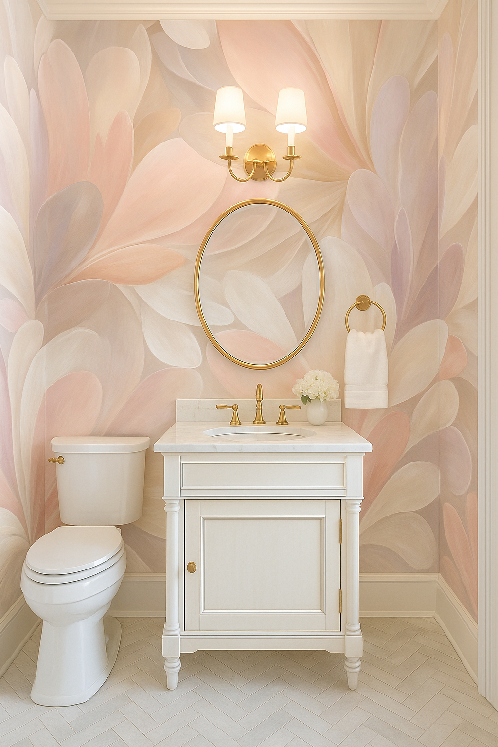 Petal Haze Wallpaper