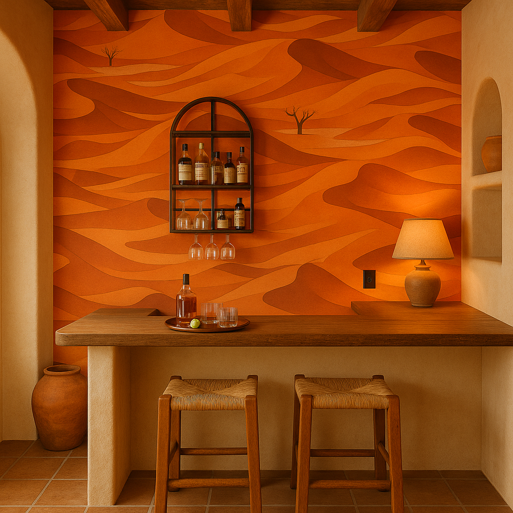 Ember Dunes Wallpaper – Canvas & Ivy
