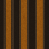 Renaissance stripe wallpaper with brown and gold stripes and decorative vertical bands.
