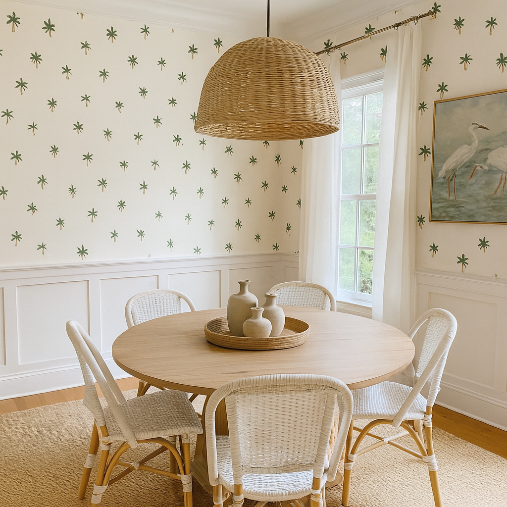 Palm Pop Parade Wallpaper – Canvas & Ivy