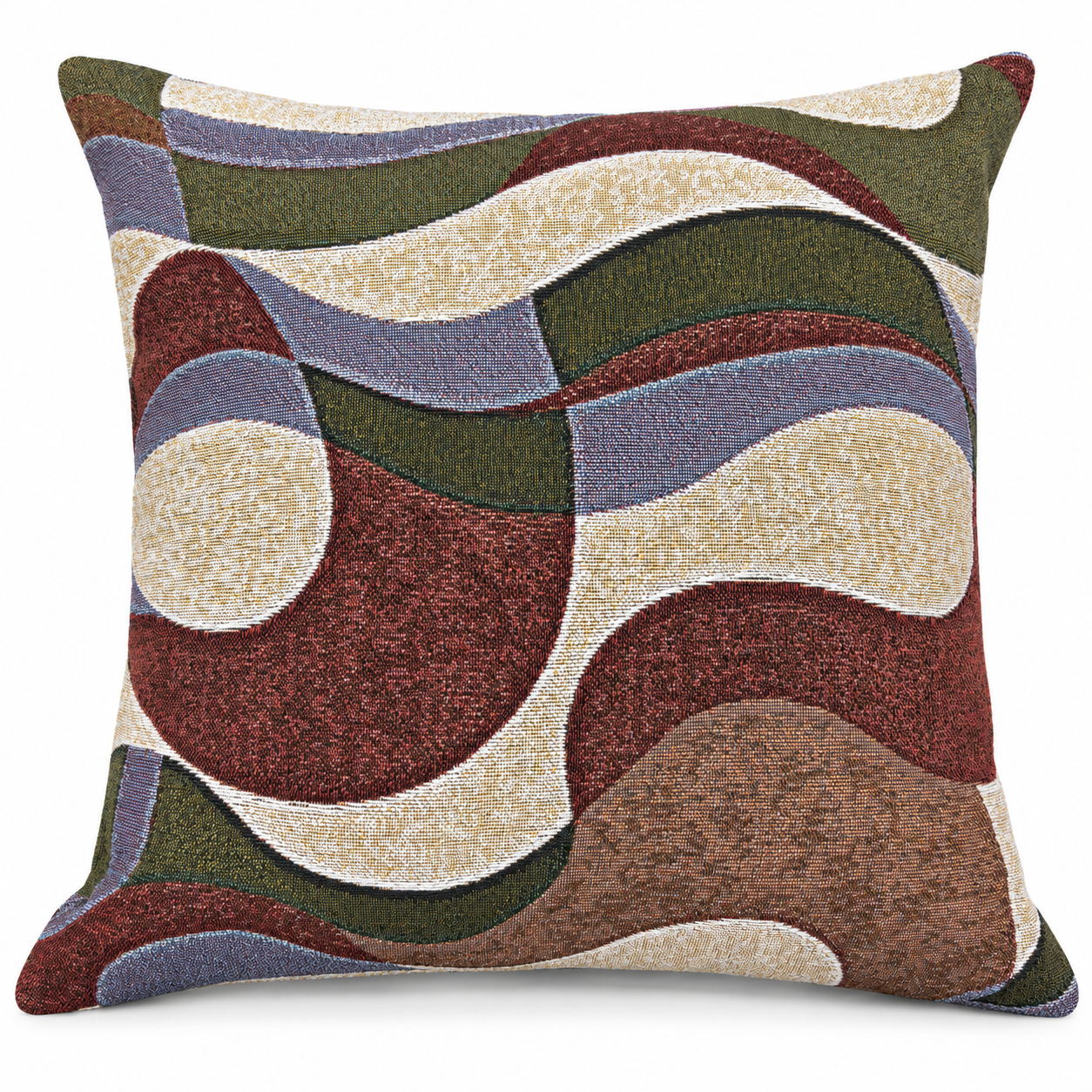 Contour Reverie Woven Throw Pillow