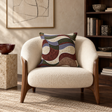 Contour Reverie Woven Throw Pillow