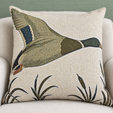 Marshland Flight Woven Throw Pillow