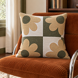 Daisy Days Woven Throw Pillow