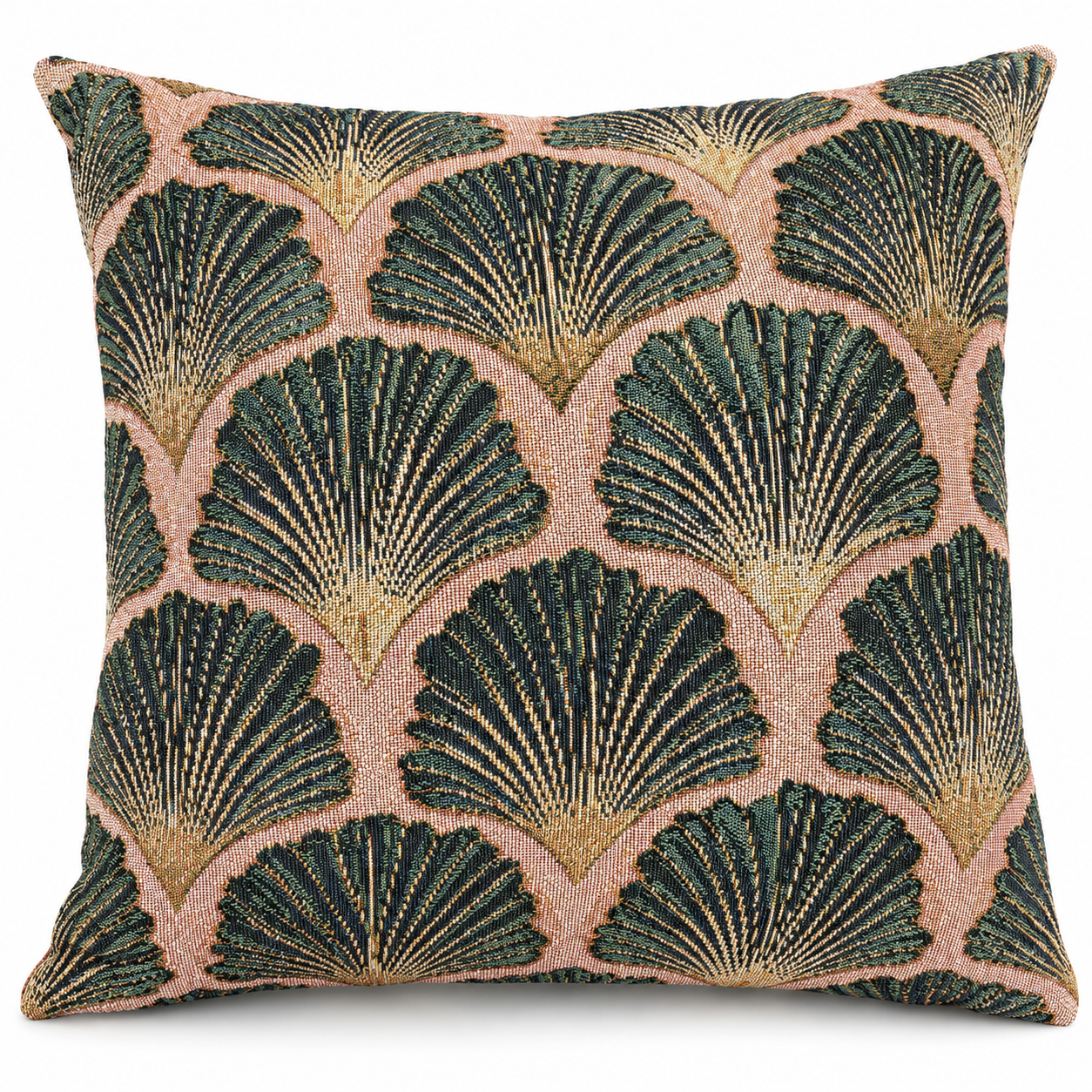 Deco Shells Woven Throw Pillow