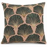 Deco Shells Woven Throw Pillow