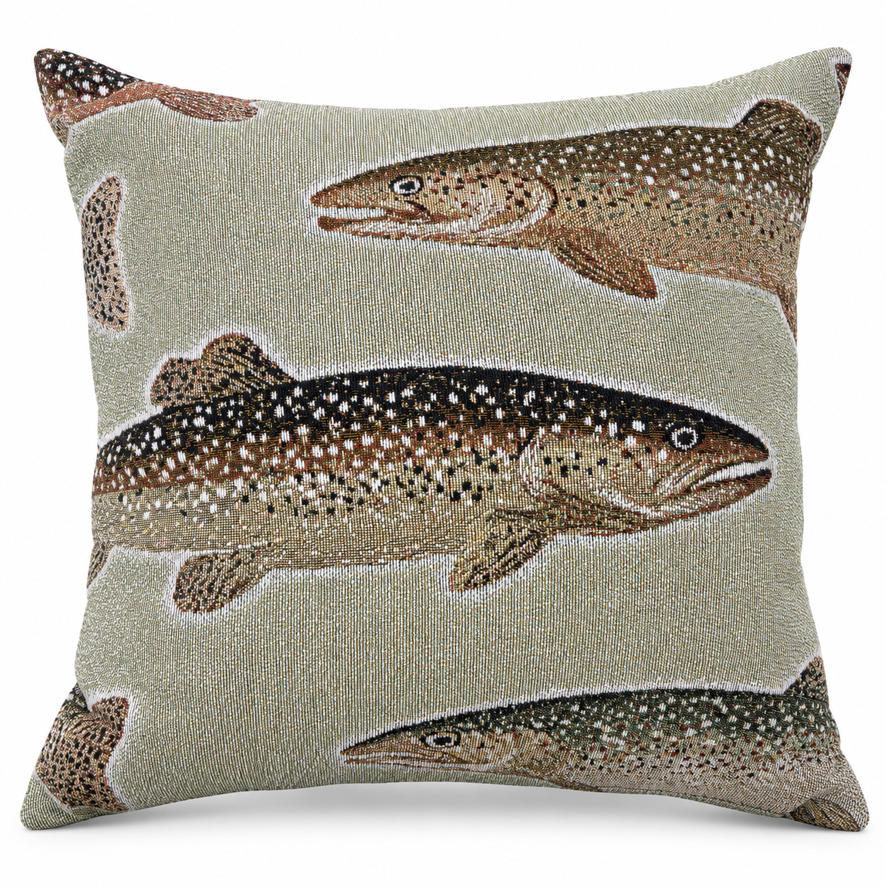 River Run Woven Throw Pillow