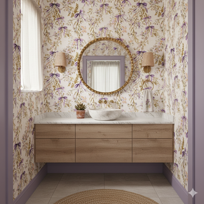 Violet Fête Wallpaper