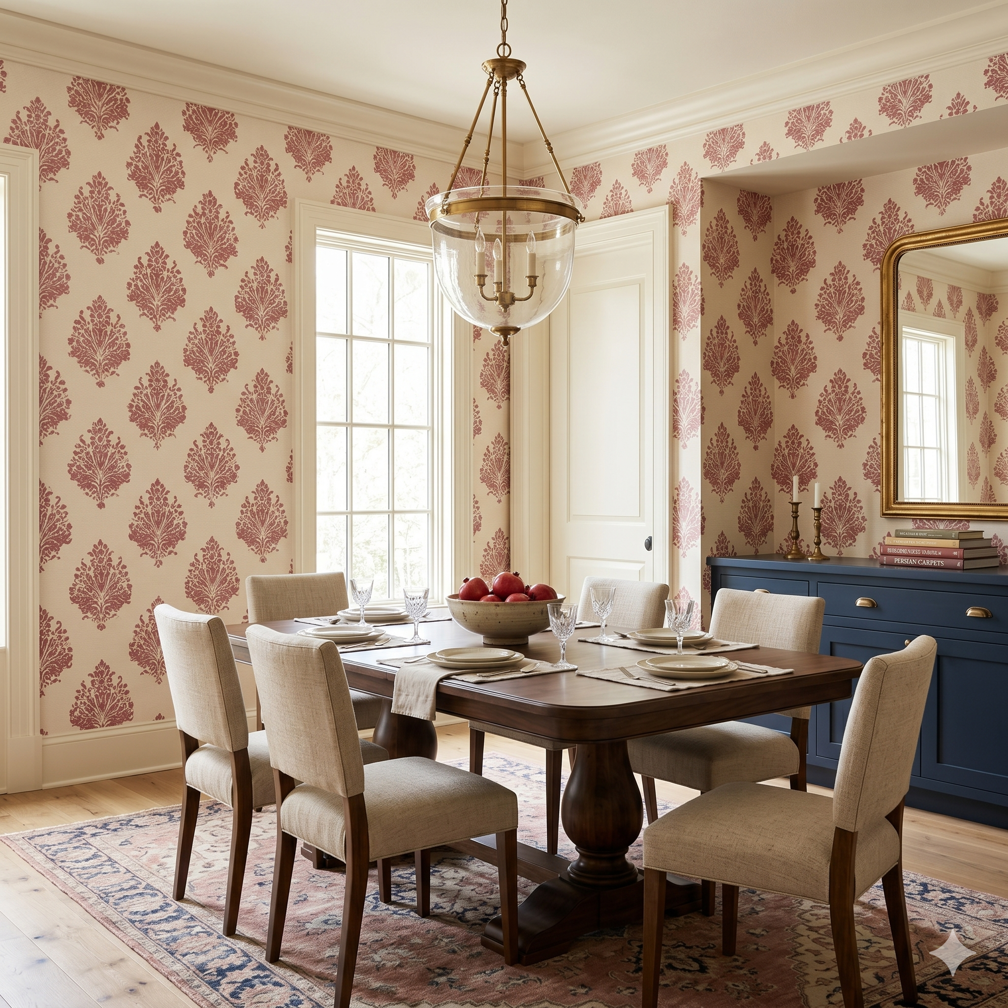 Rosaline Parterre Wallpaper