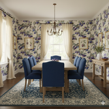 Plum Orchard Watercolor Wallpaper