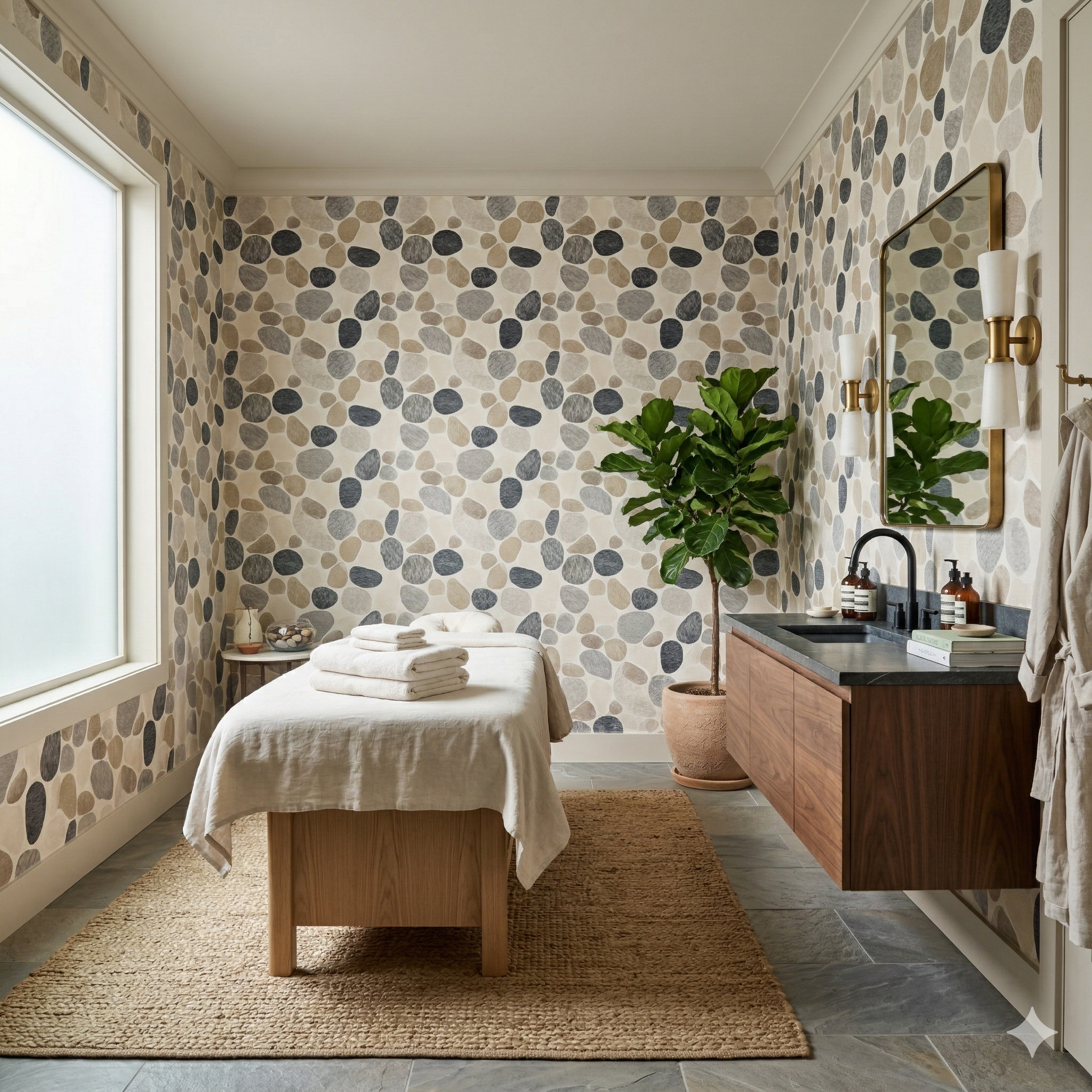 Riverstone Assembly Wallpaper
