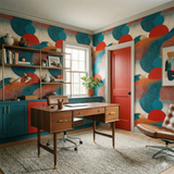 Mesa Drift Wallpaper with colorful geometric patterns.