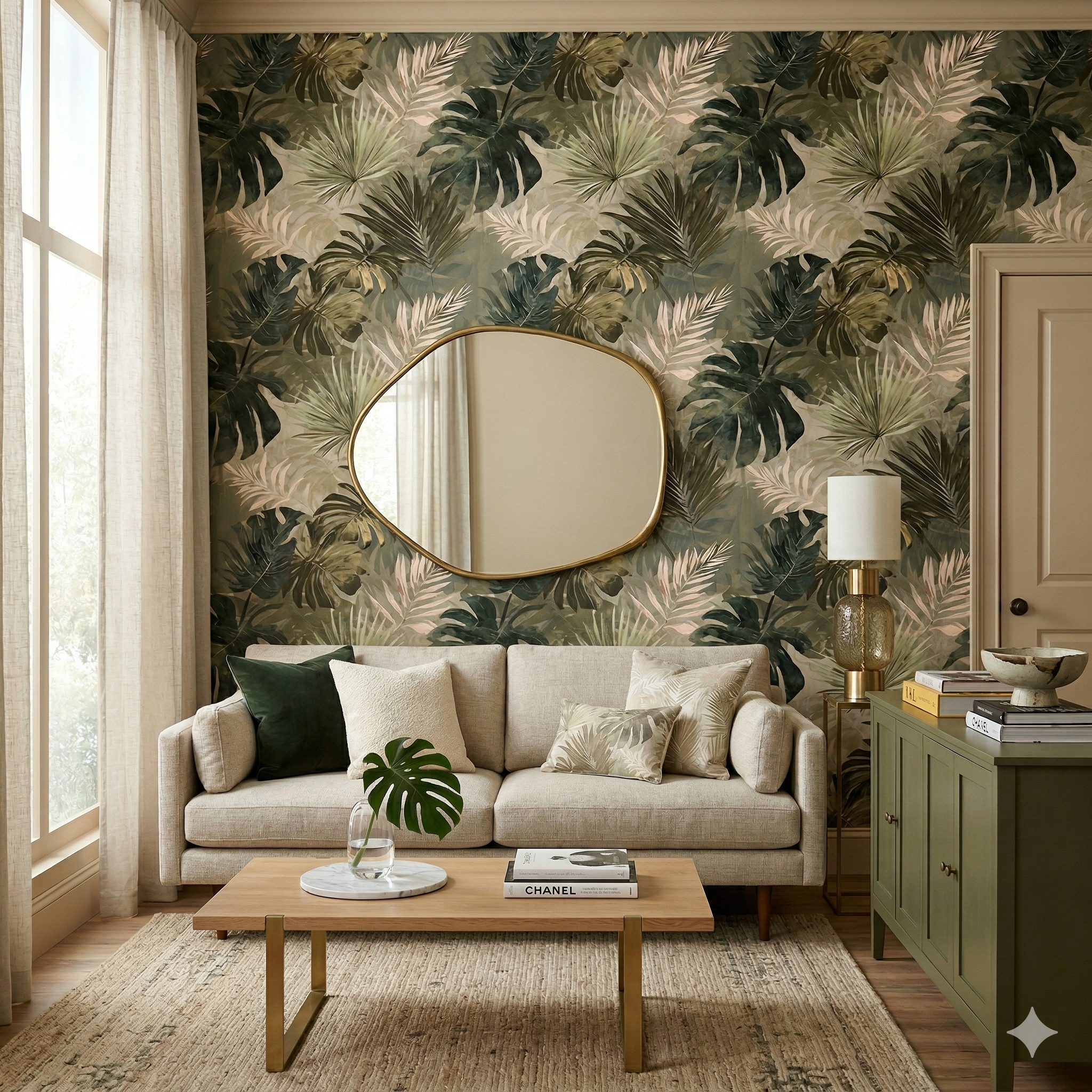 Palmera Nocturne Wallpaper