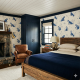 Bluewarden Foxes Wallpaper