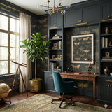 Gilded Entomology Wallpaper