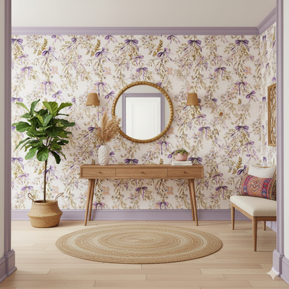 Violet Fête Wallpaper