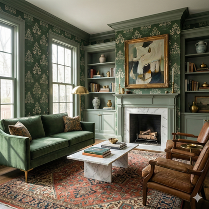 Hearthwood Heraldry Wallpaper