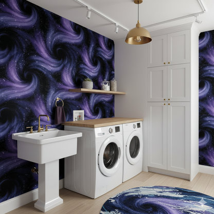 Eventide Spirals Wallpaper