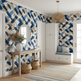 Indigo Draft Wallpaper