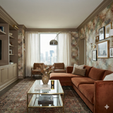 Decorative Quartz Aura Wallpaper featuring a colorful dotted pattern.