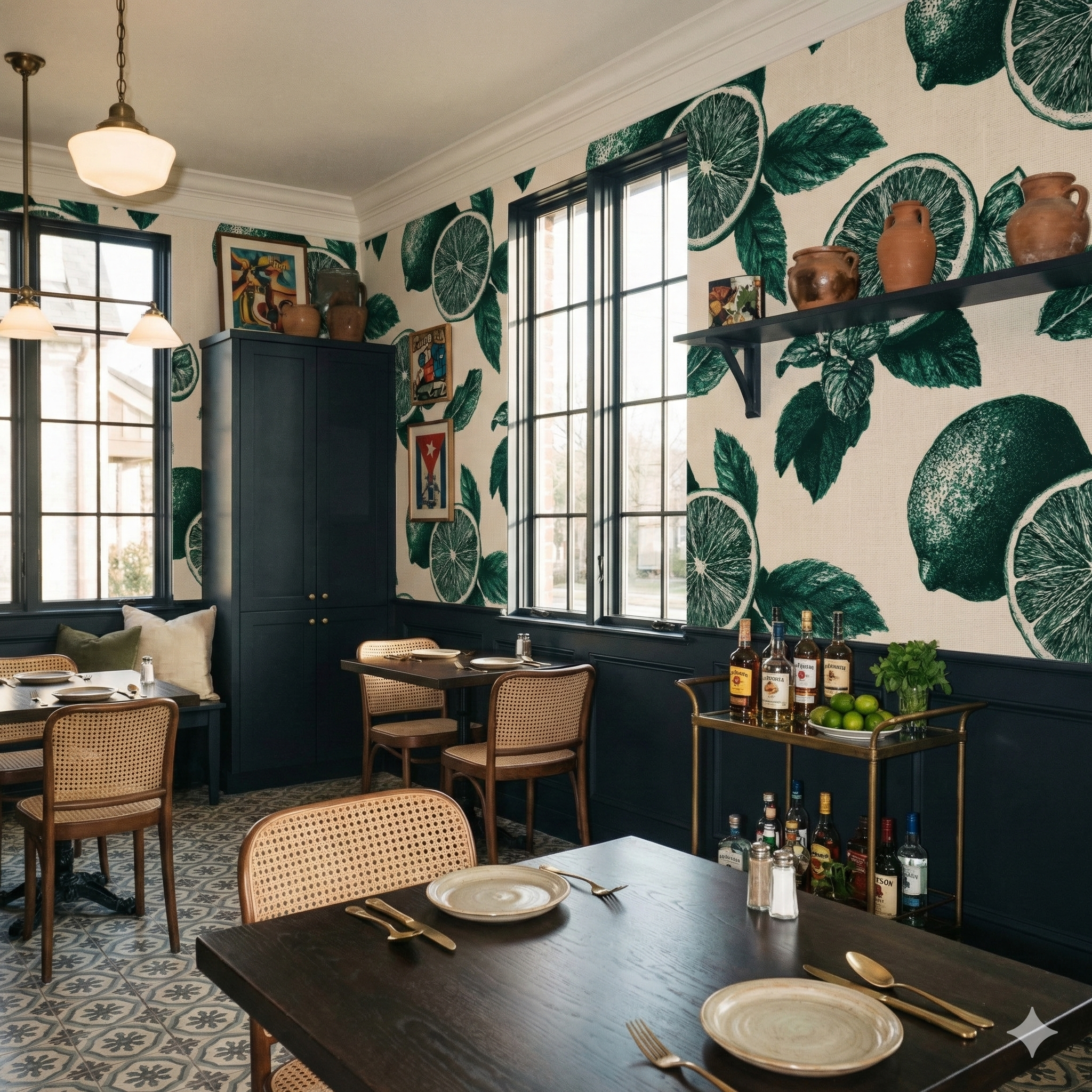 Limoncello Linen Wallpaper