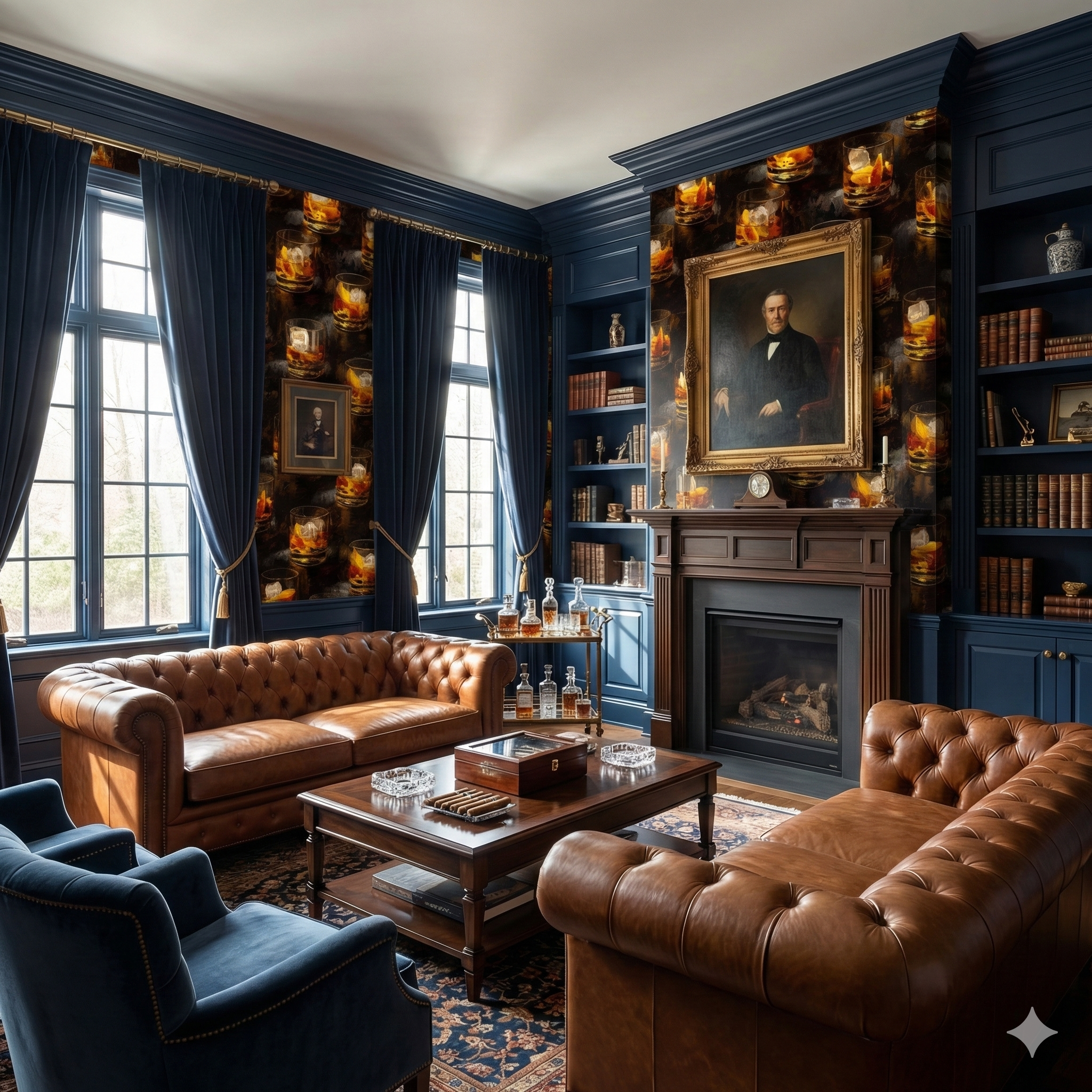 Nocturne Neat Wallpaper – Canvas & Ivy