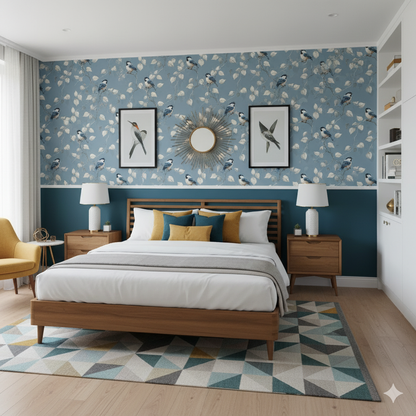 Azure Finch Wallpaper