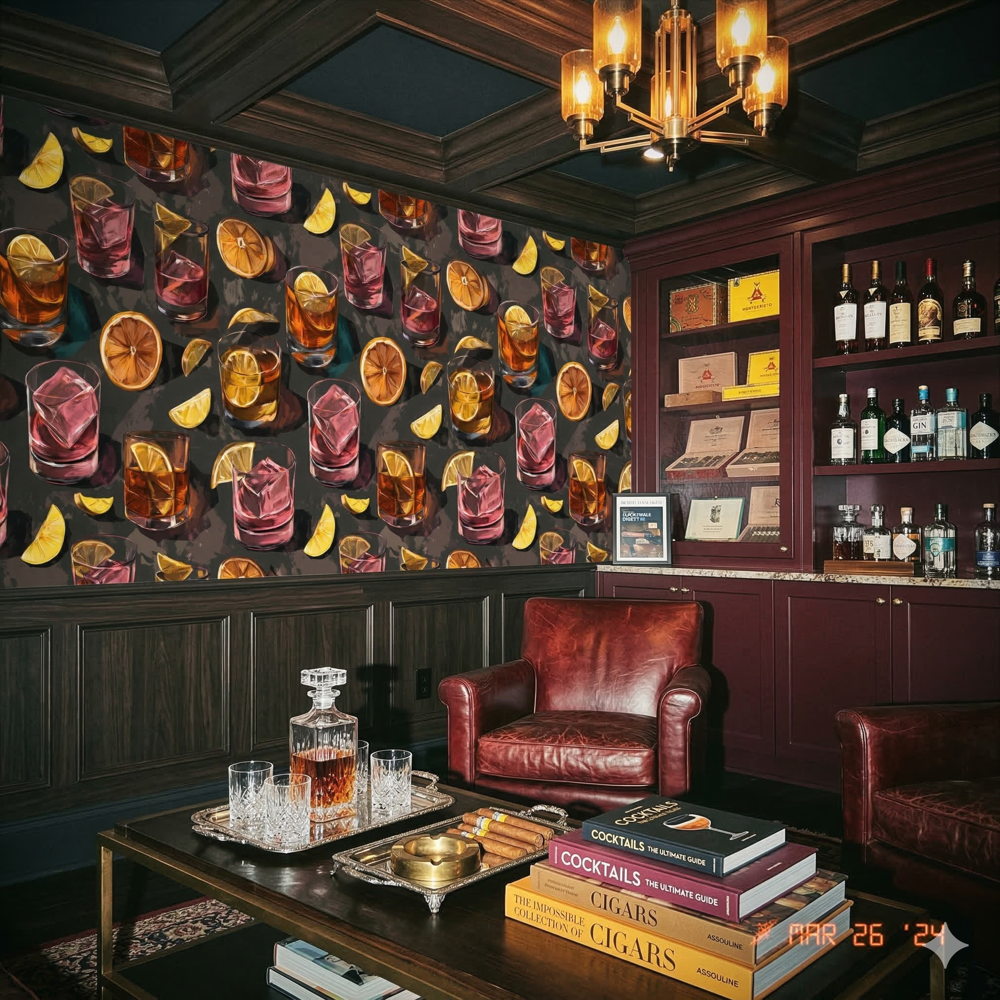 Citrus Nocturne Wallpaper