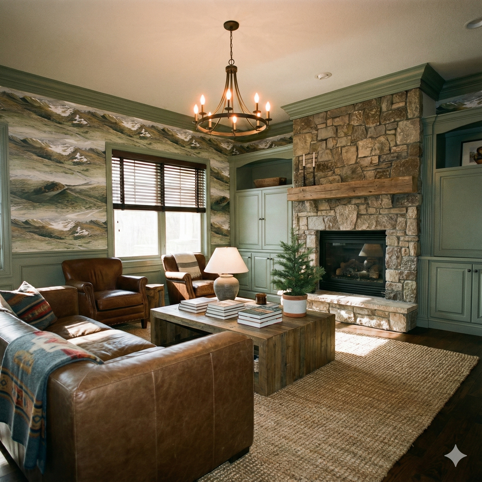 Trail Ridge Sketch Wallpaper