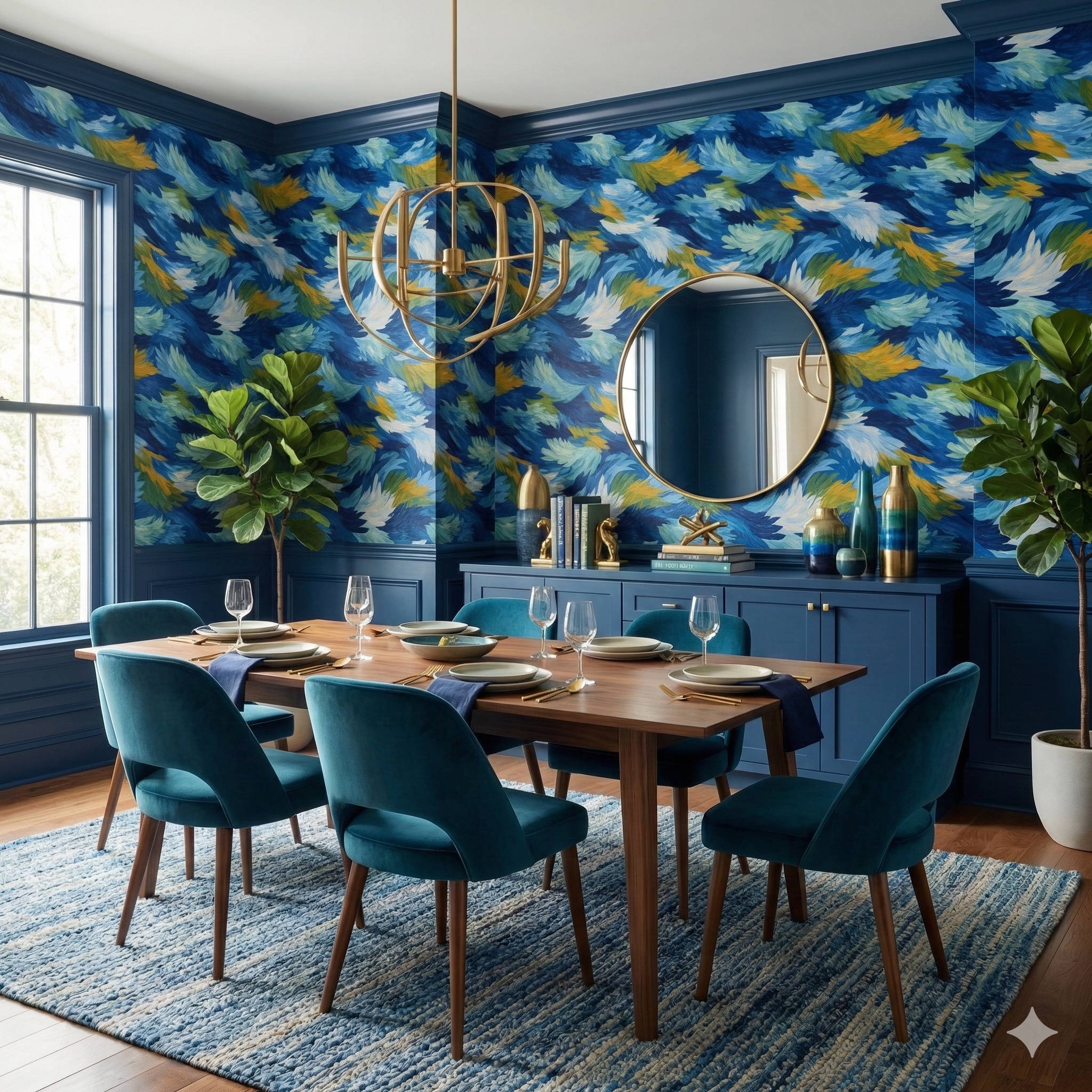 Aegean Plumes Wallpaper