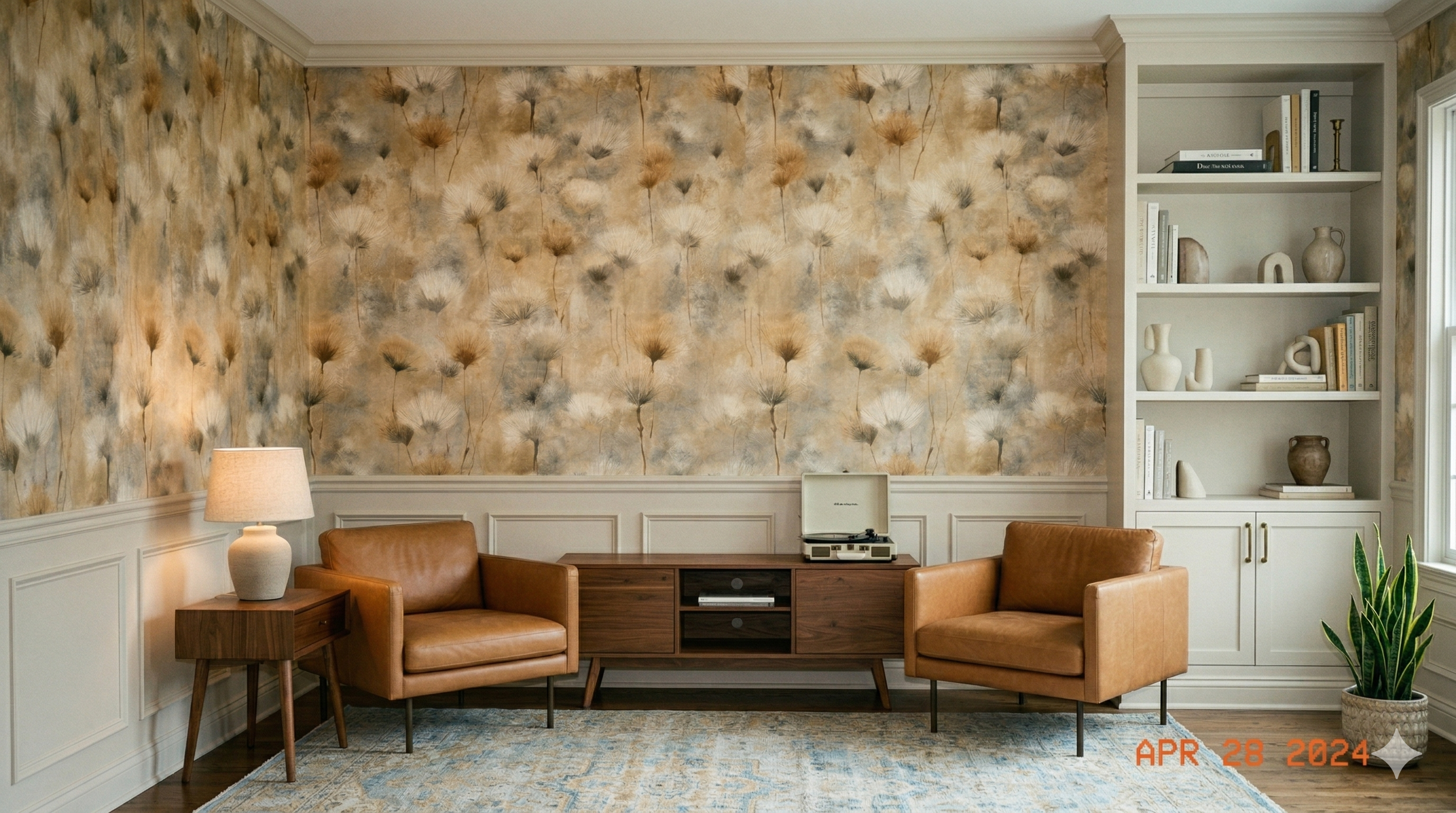 Sirocco Thistle Wallpaper