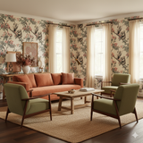 Gumtree Companions Wallpaper with a koala and floral design, covering the room walls.