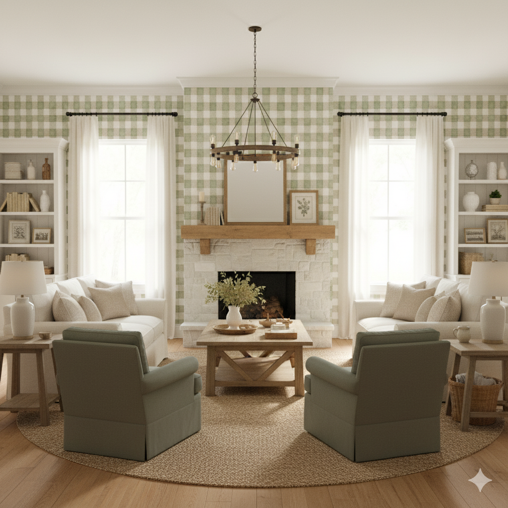 Garden Check-In Wallpaper