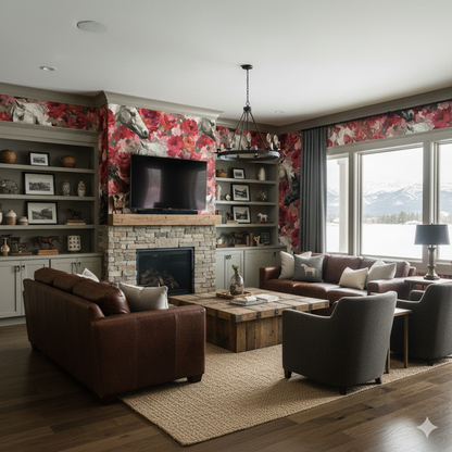 Bridle Rouge Wallpaper