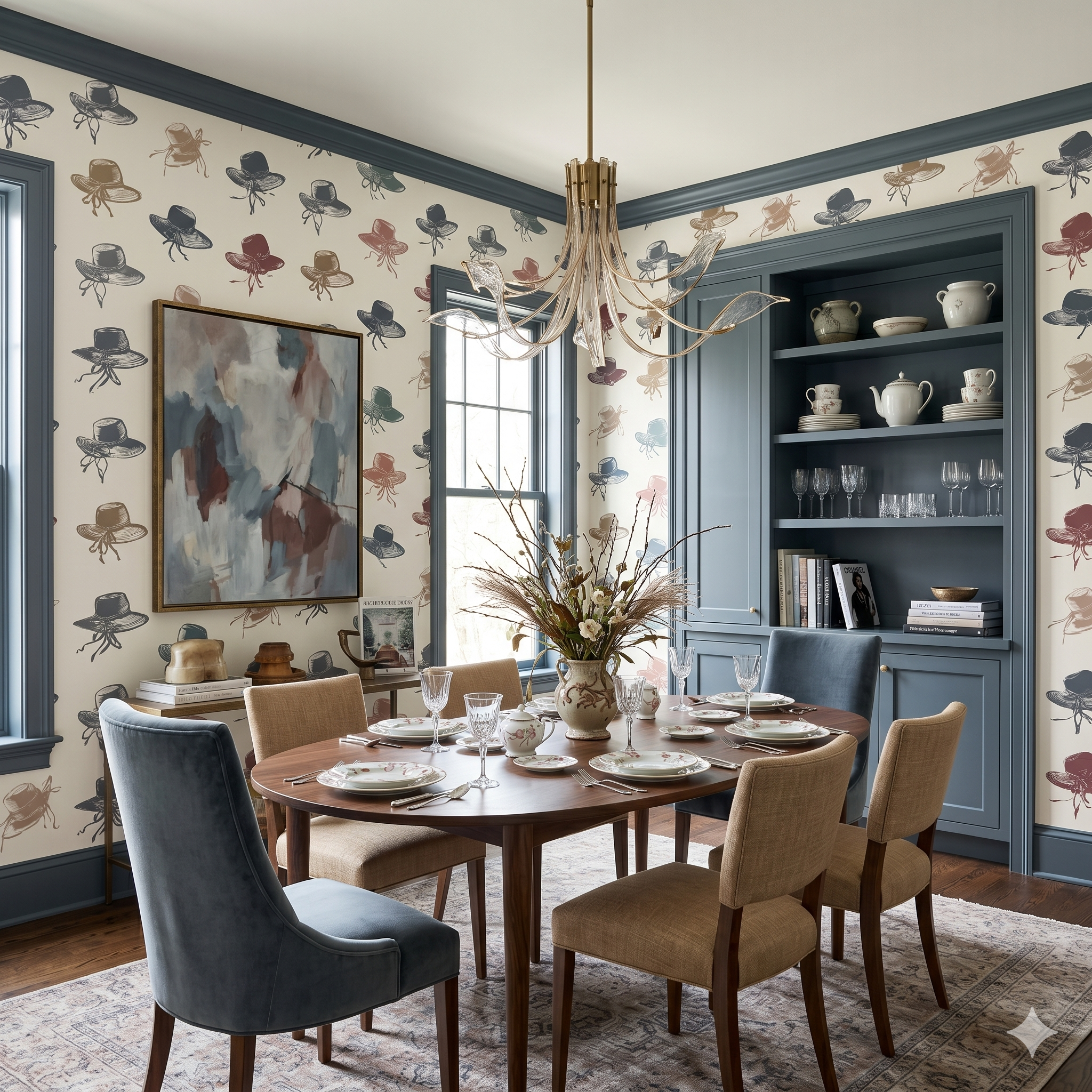 Atelier Canotier Wallpaper