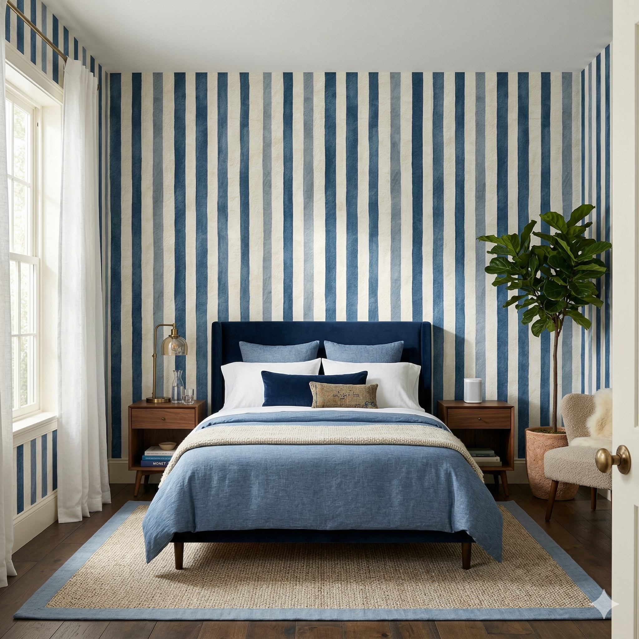 Atelier Regatta Stripes Wallpaper