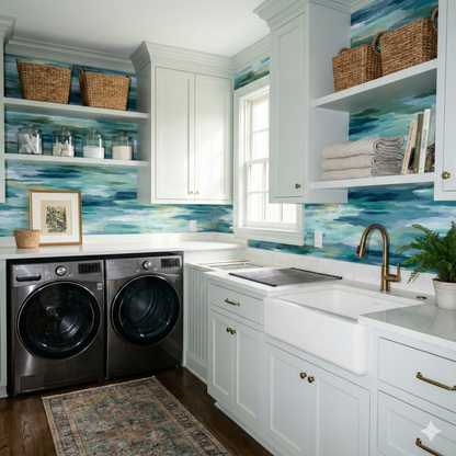 Azure Driftpool Wallpaper